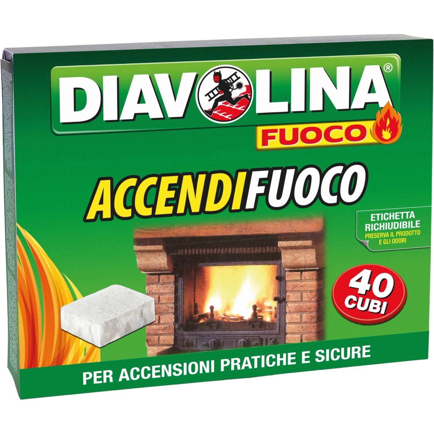 ACCENDIFUOCO DIAVOLINA 40 CUB