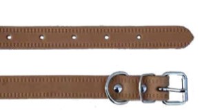 COLLARE CUOIO MM.12X400