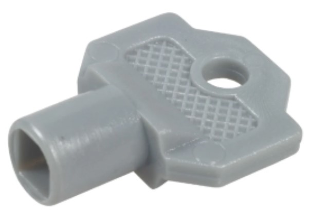 CHIAVE QUADRA IN PLASTICA X CHIAVISTELLO