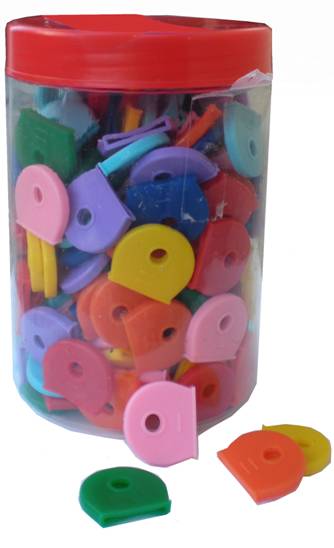 ANELLI PLAST.COPRICHIAVE 200PZ