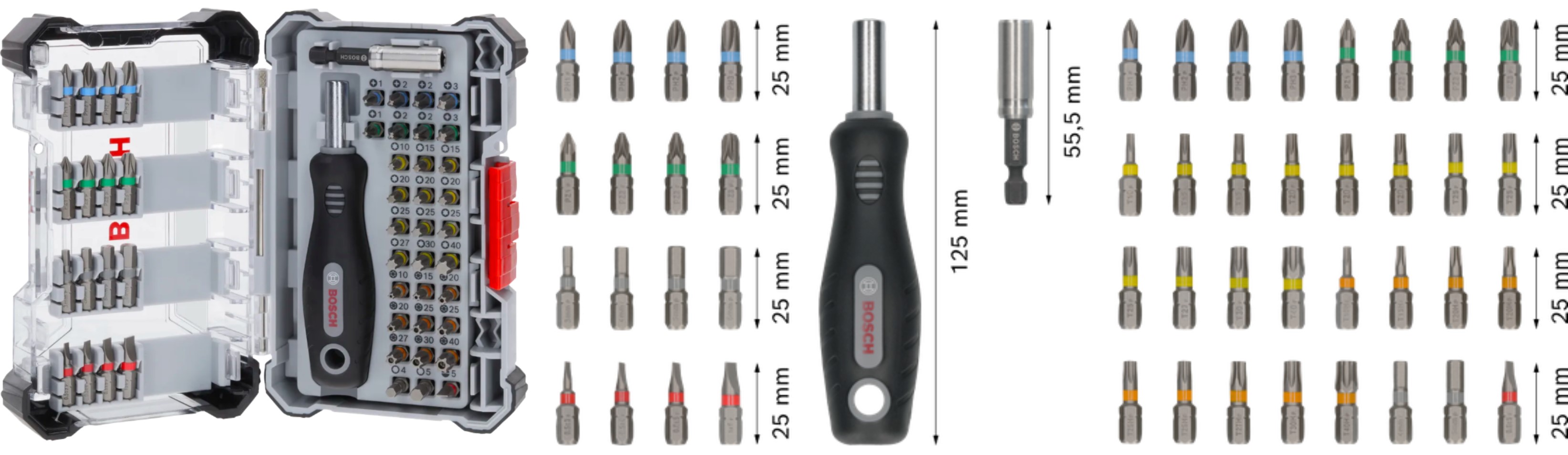 BIT BOX BOSCH EXTRA HARD 50PZ