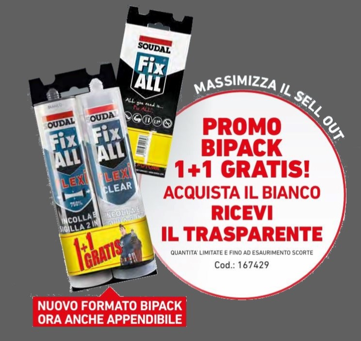 ADESIVO FIX ALL FLEXI BCO 290ML + FLEXI TRASO OMAG