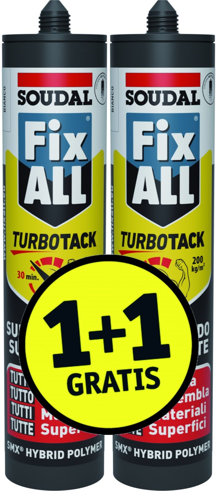 ADESIVO FIX ALL TURBOTACK 290ML 1+1 GRATIS