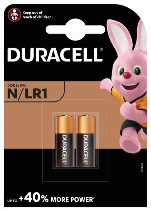 PILE DURACELL 1,5V 2PZ N/LR1