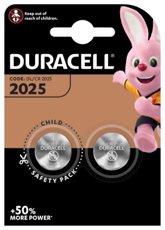 PILE DURACELL 2025 2PZ ELETTR.