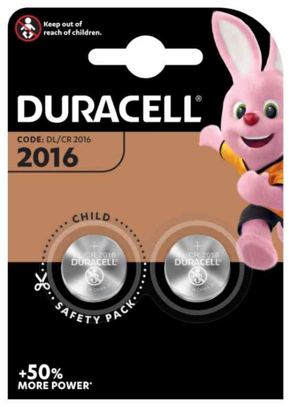 PILE DURACELL 2016 2PZ.ELETTR.