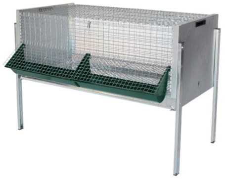 GABBIA POLLI CM.100X55X35H GABBIA POLLI CM.100X55X35H