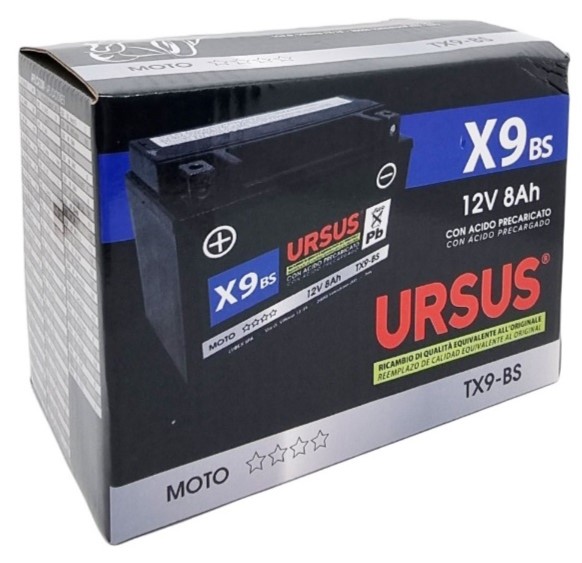BATTERIA MOTO  9AH SX URSUS