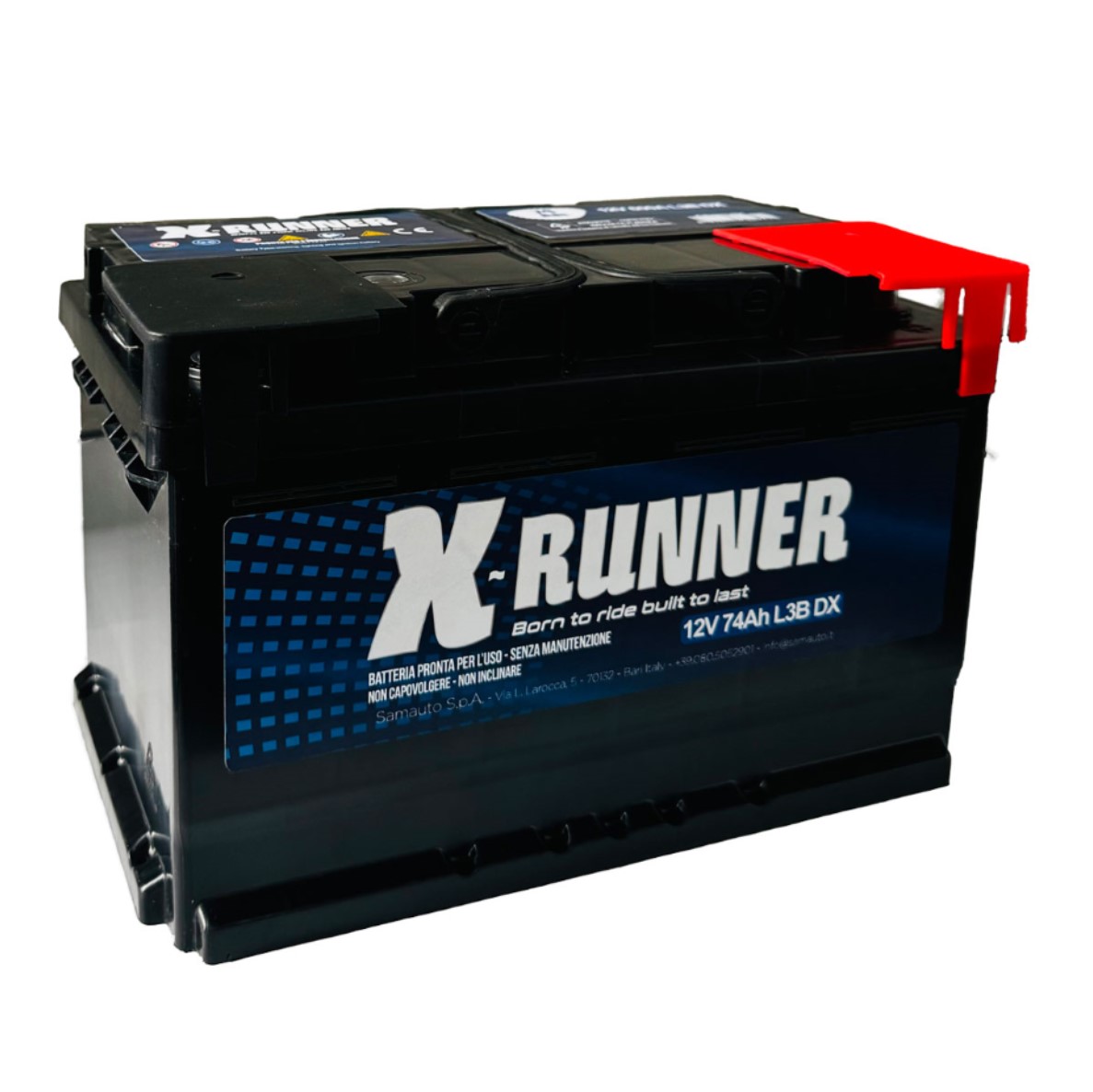 BATTERIA AUTO  74AH XRUNNER 600A