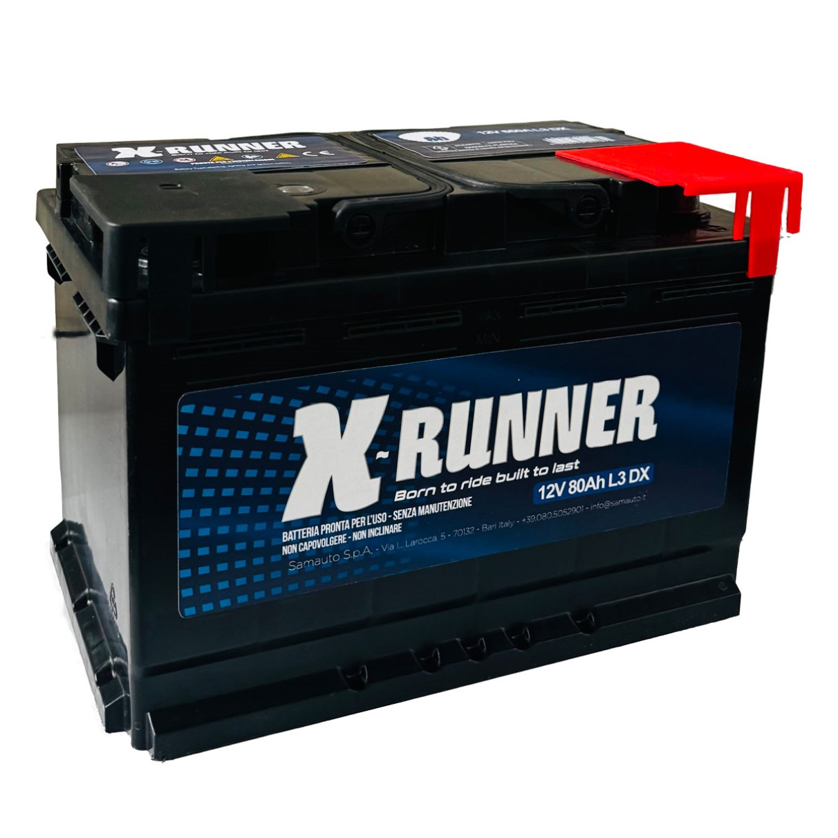 BATTERIA AUTO  80AH XRUNNER 650A