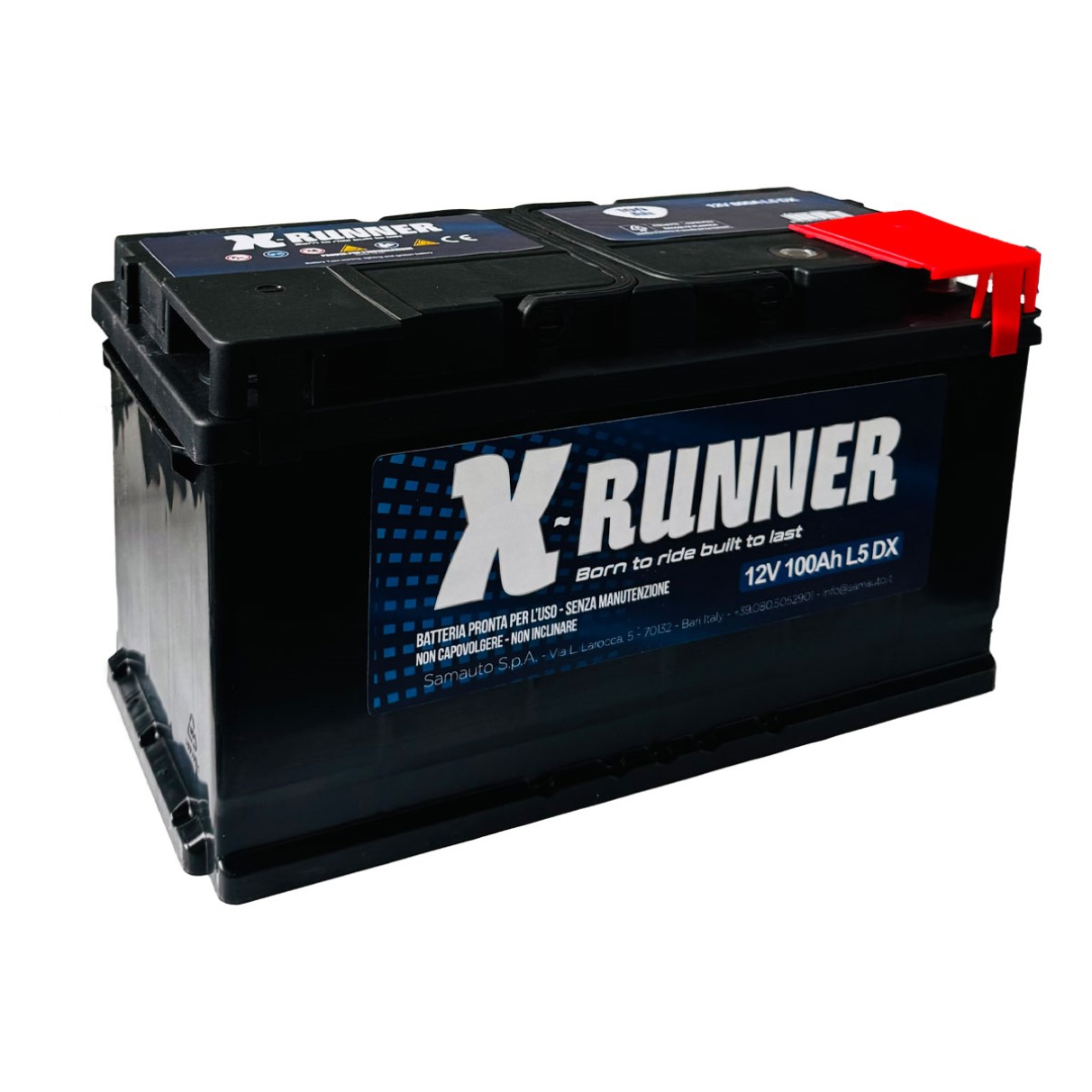 BATTERIA AUTO 100AH XRUNNER 800A