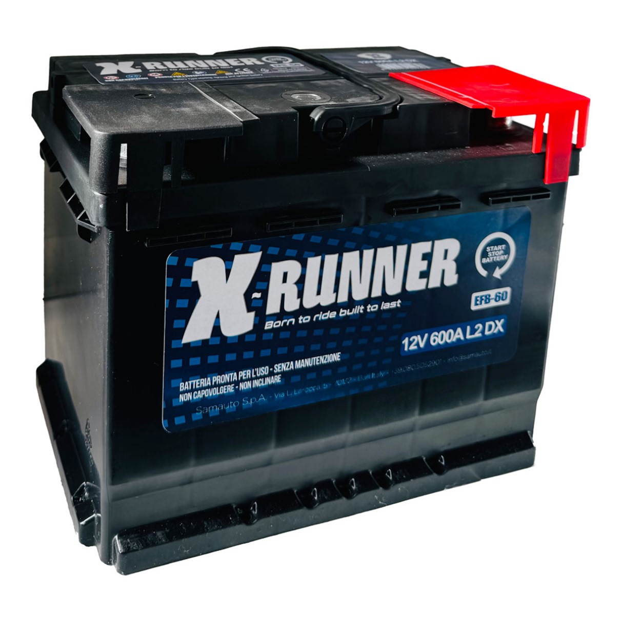 BATTERIA AUTO  60AH XRUNNER START&STOP