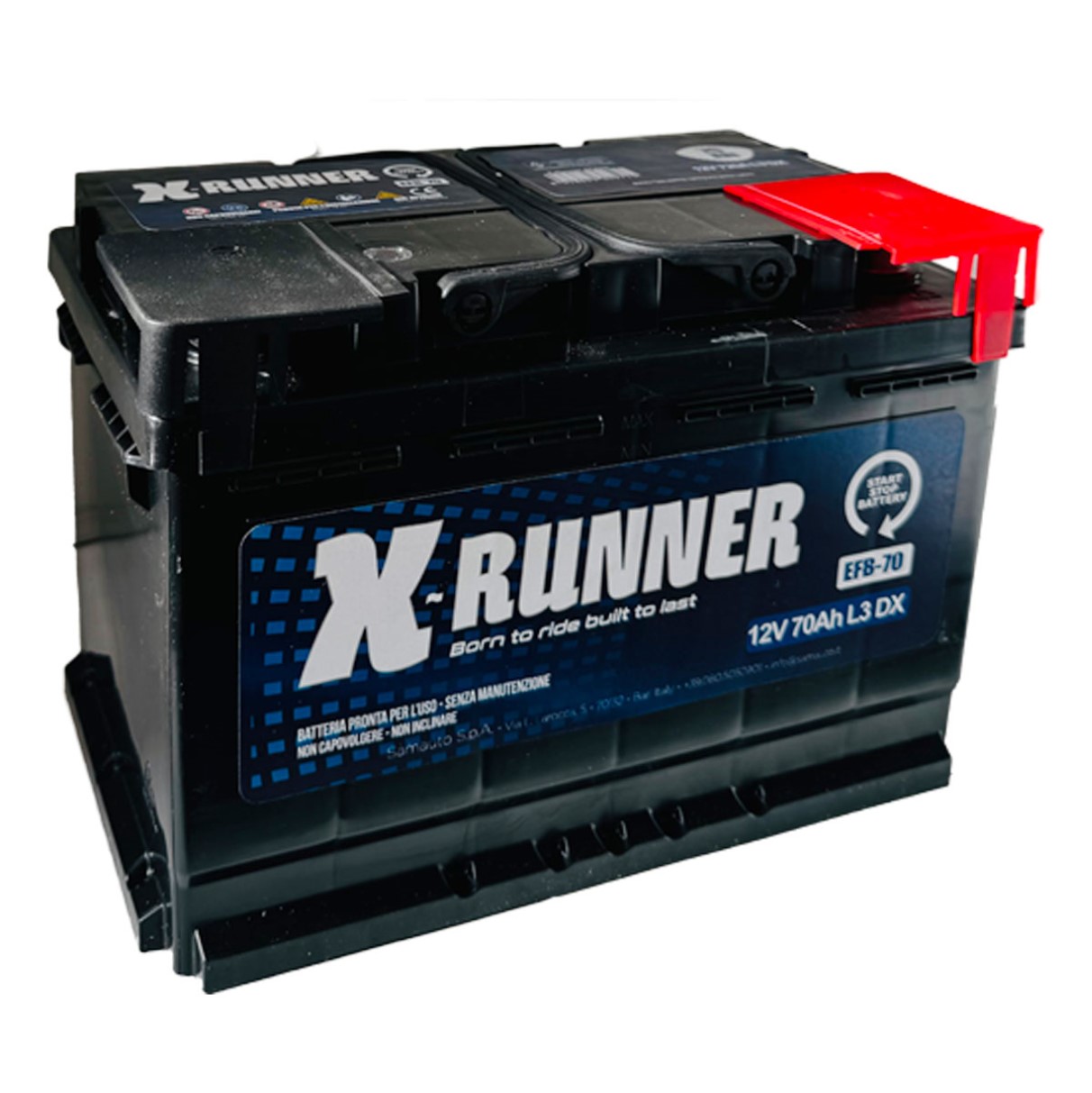 BATTERIA AUTO  70AH XRUNNER START&STOP