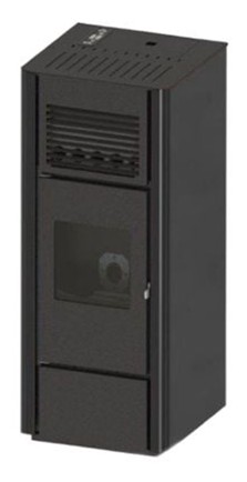 STUFA PELLET AGATA 15,4KW NERA CANALIZZATA