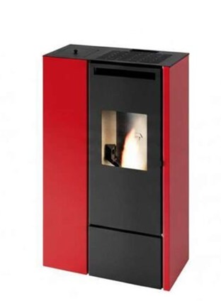 STUFA PELLET PIA 11KW ROSSA SLIM